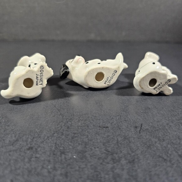 Vintage Disney 101 Dalmatians Small Ceramic Figures, 3 Puppy Dog 2" Figurines - Picture 6 of 6
